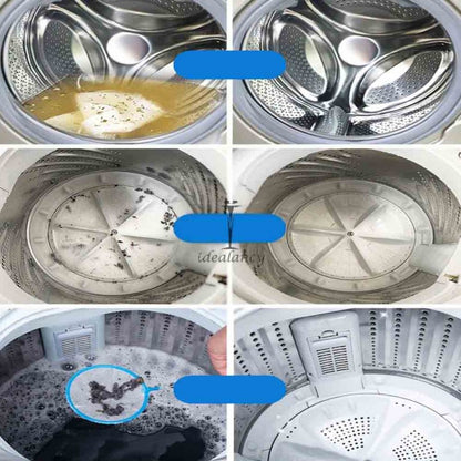 12 Pcs Washing Machine Cleaning Tablets for Odor and Bacteria Removal